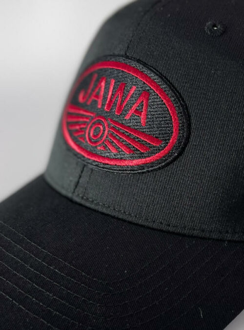 Kšiltovka Jawa logo – nášivka, Beechfield ® – černá