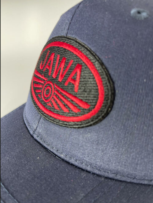 Kšiltovka Jawa logo – nášivka, Beechfield ® – námořní modrá