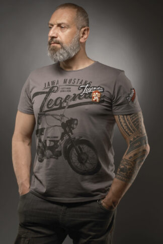 MACHO Tričko: LEGENDA JAWA MUSTANG