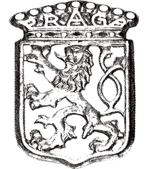 PRAGA V3S – logo černé