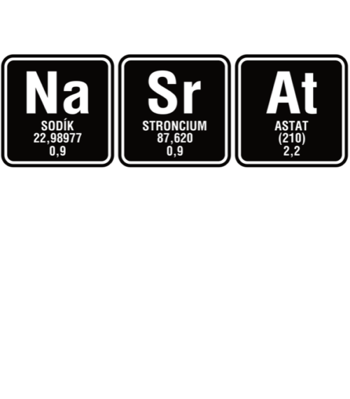 NASRAT, NASA specialista, V2, černý tisk