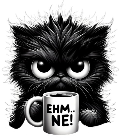 Mrzutá Kočka s Kávou