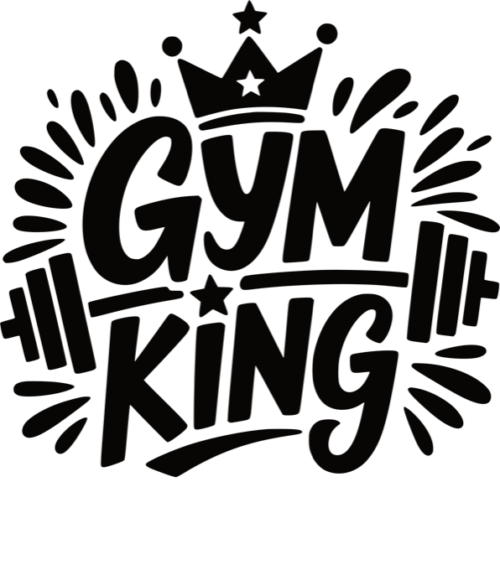 Gym king, černý potisk