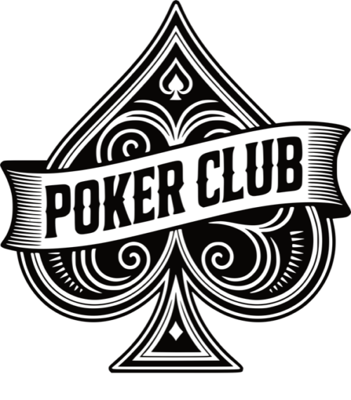 Poker Club, černý potisk