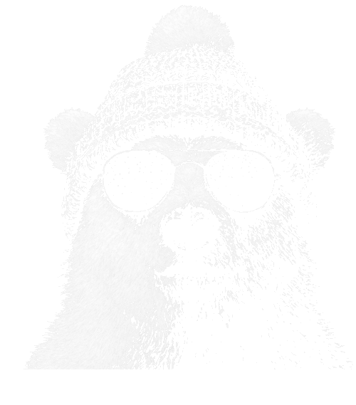 Chill medvěd, bílý potisk - Obrázek 2