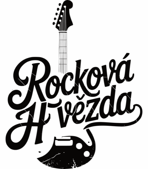 Rocková hvězda, černý tisk - Obrázek 2