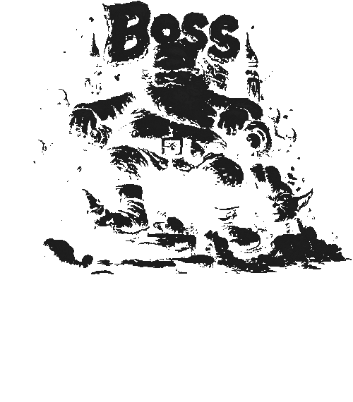 Santa Boss, černý tisk - Obrázek 2