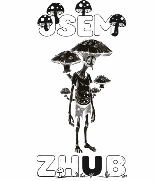 Jsem zhub, černý tisk - Obrázek 2