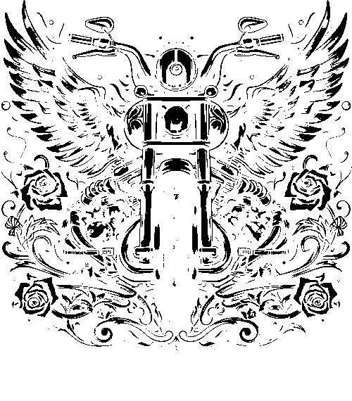 Motorkářská svoboda, černý tisk - Obrázek 2