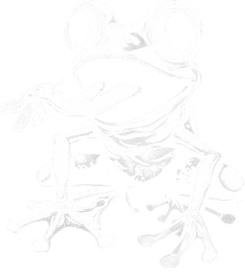 Toxická žába, bílý potisk - Obrázek 2