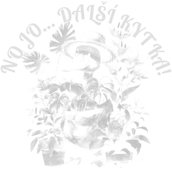 Kachní zahradník, bílý potisk Kachní zahradník, bílý potisk - Obrázek 2