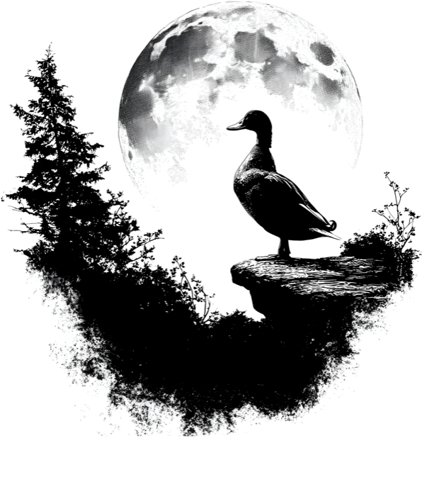 Půlnoční hlídka, kachna, černý potisk Půlnoční hlídka, kachna, černý potisk - Obrázek 2