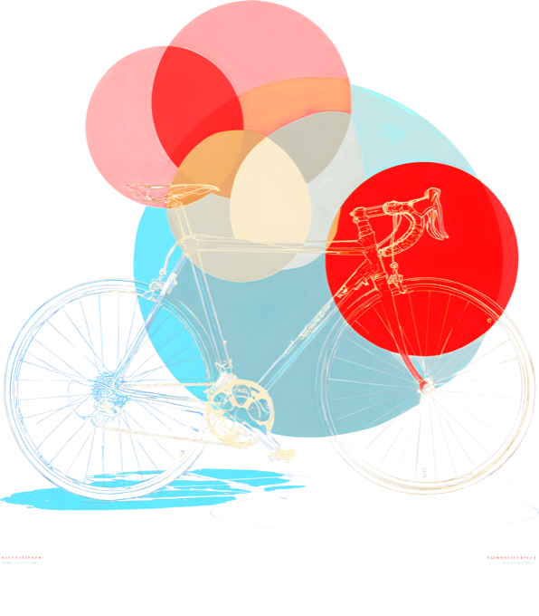 Abstraktní silniční kolo Abstraktní silniční kolo - Obrázek 2