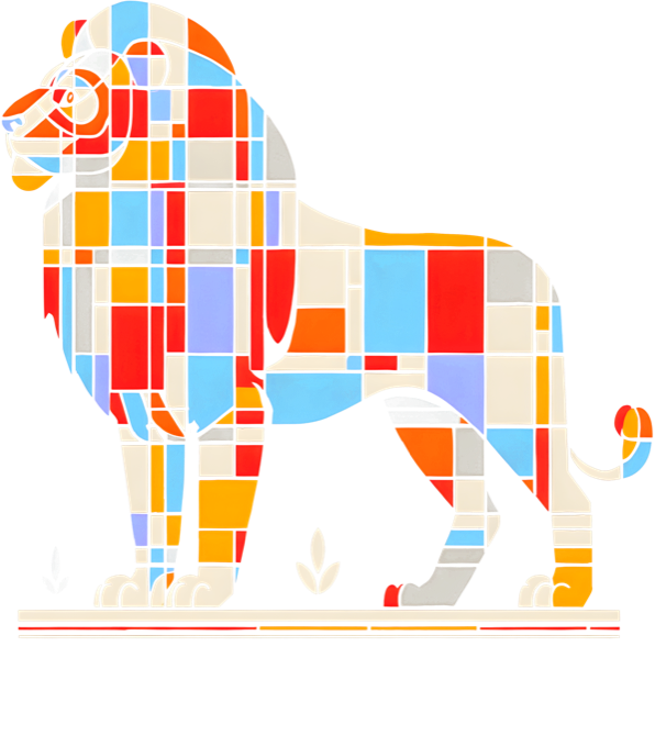 Geometrický lev Geometrický lev - Obrázek 2