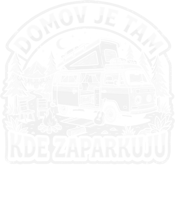 Domov je tam kde zaparkuju, bílý tisk Domov je tam kde zaparkuju, bílý tisk - Obrázek 2